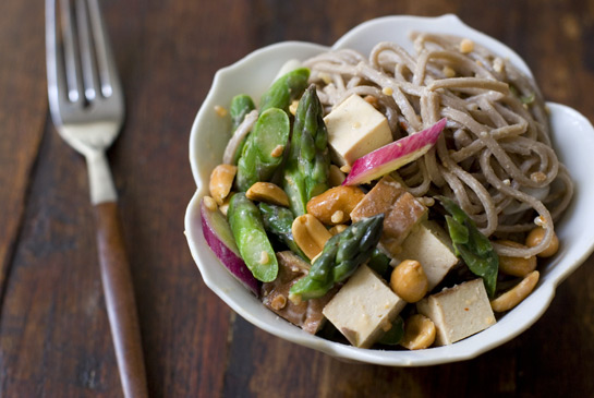 Lazy day peanut noodle salad
