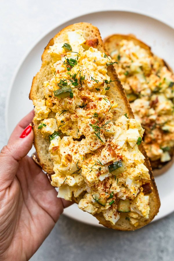 Lazy deviled egg salad