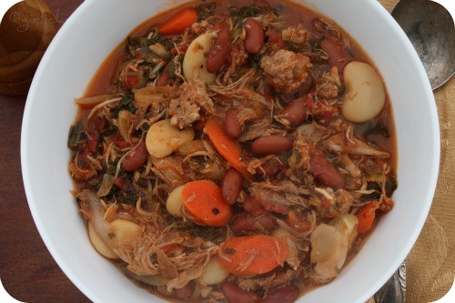 Lazy girl's cassoulet
