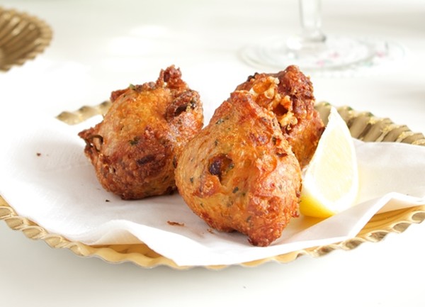 Le Gruyère AOP and tomato choux fritters