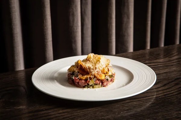 Le Gruyère AOP cheeseburger tartare