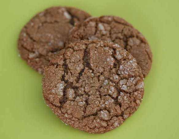 Leaf lard ginger cookies