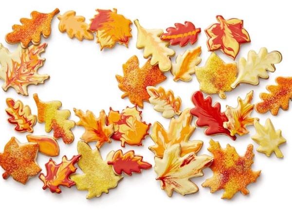 Leaf sugar cookies 