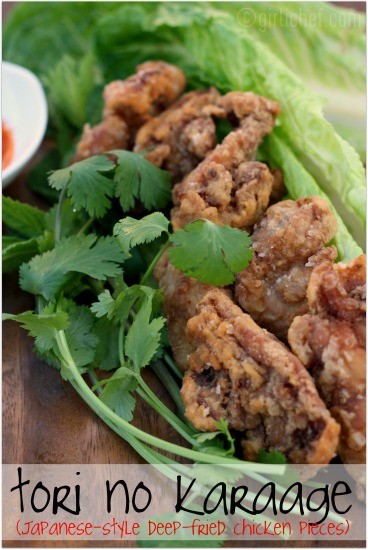 Leaf-wrapped fried chicken with dipping sauces