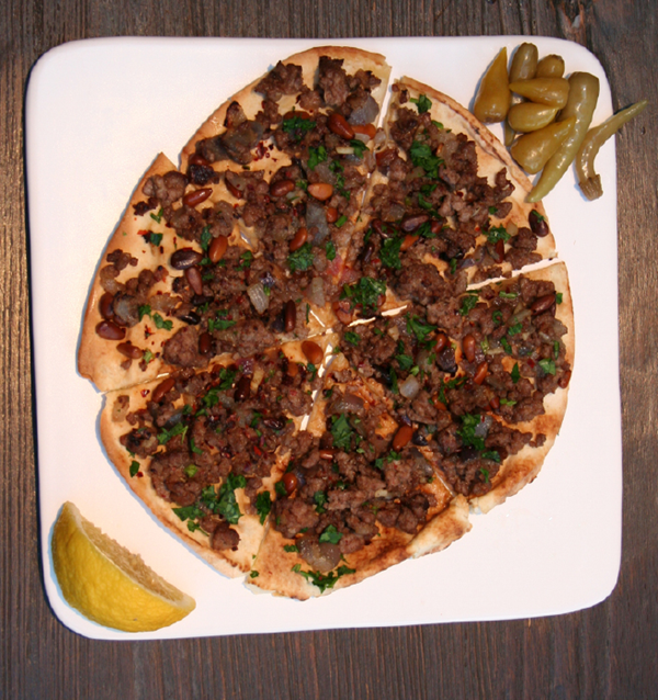 Lebanese pizza