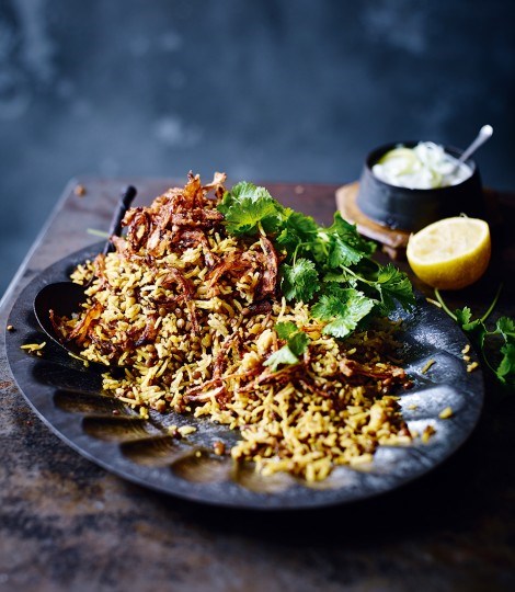Lebanese rice and lentils (Mujaddara)