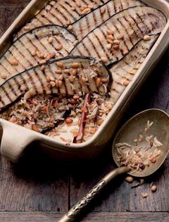 Lebanese rice with lamb and aubergines