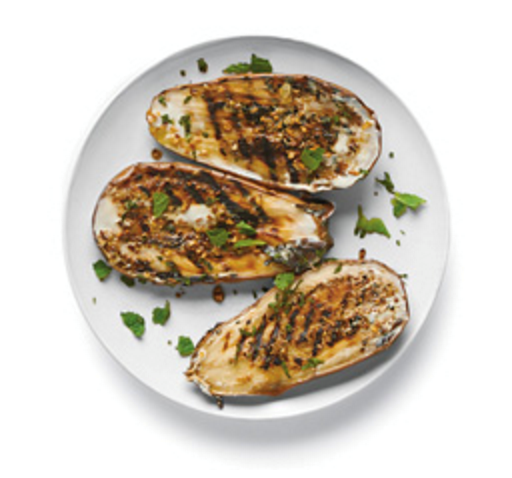 Lebanese style grilled eggplant