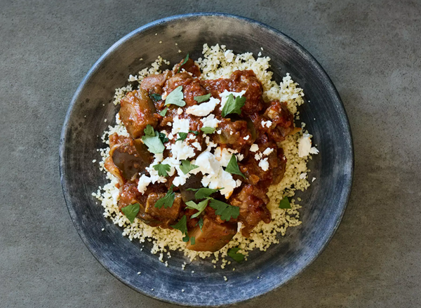 Lebanese-style lamb & aubergine stew