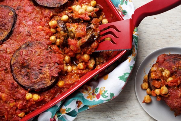 Lebanese vegan moussaka