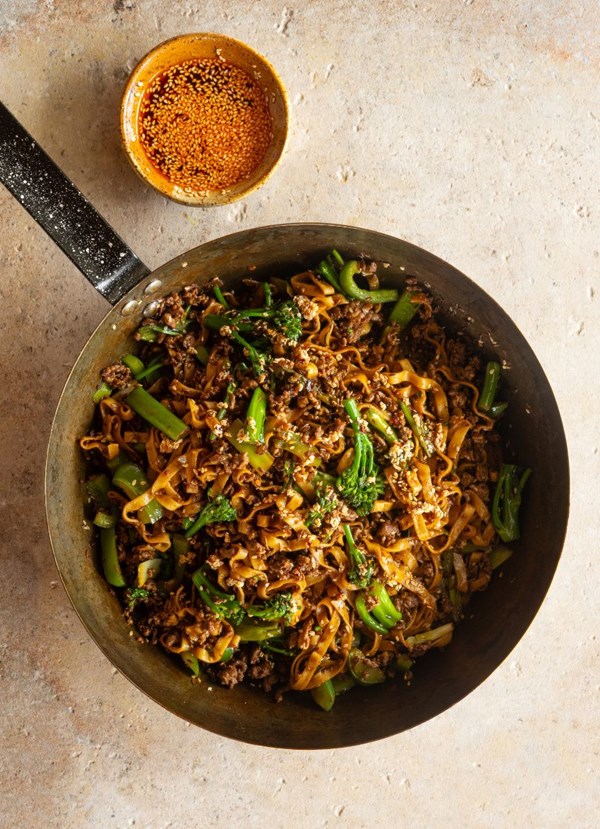 Lee Kum Kee cumin lamb mince noodles