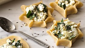 Leek & cheese tarts [Sue Fleischl]