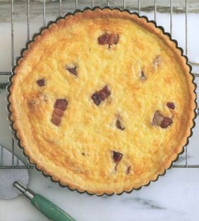 Leek & mushroom quiche