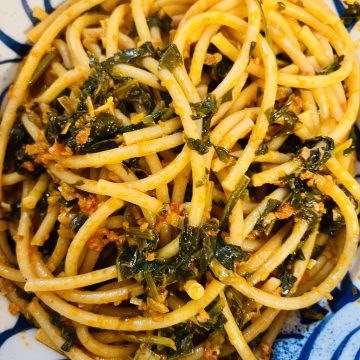 Leek & ‘nduja pasta