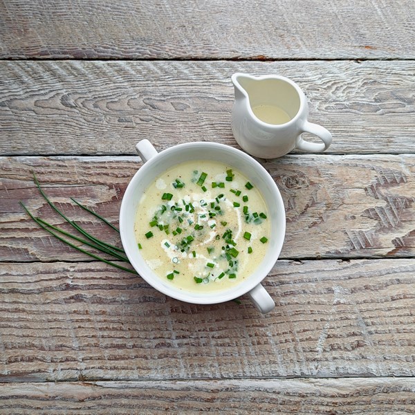 Leek & potato soup (Vichyssoise)