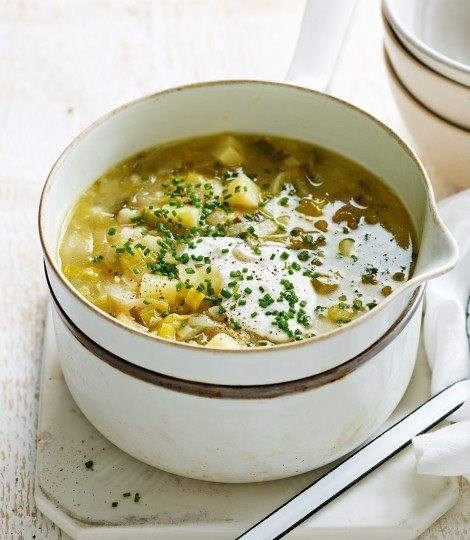 Leek and potato soup