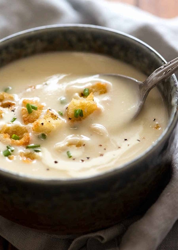 Leek and potato soup