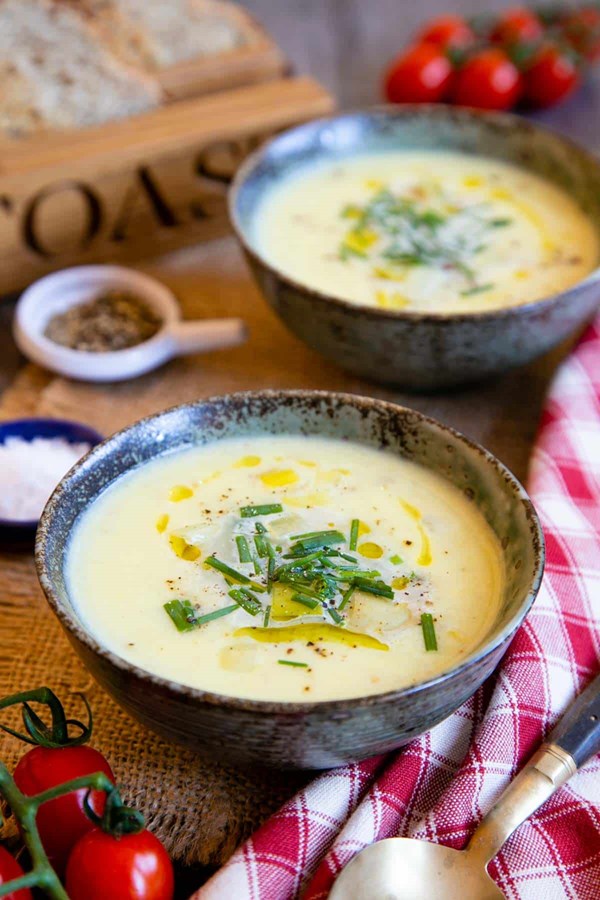 Leek and potato soup