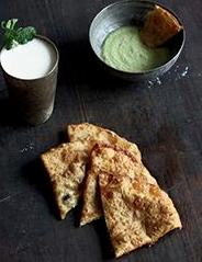 Leek-and-scallion fry breads