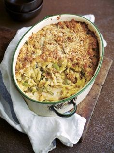 Leek and smoked cheese macaroni