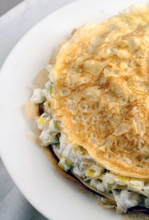 Leek crêpes (Palachinki so praz)