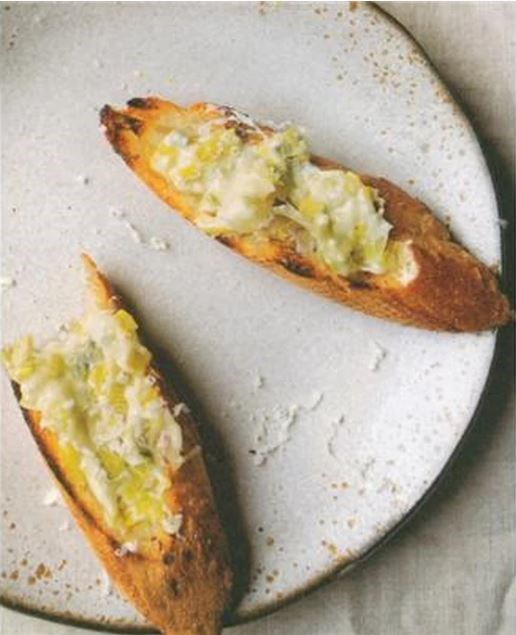 Leek fonduta