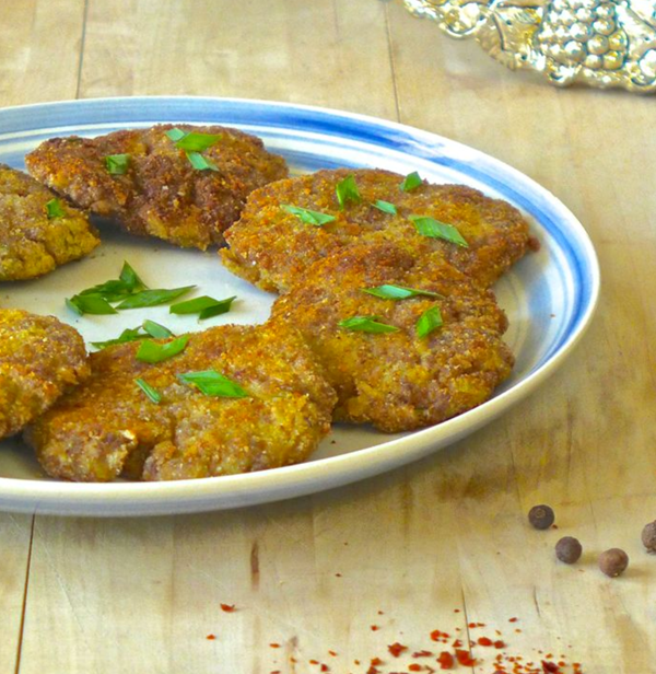 Leek fritters (Ejjeh b’kerrateh)