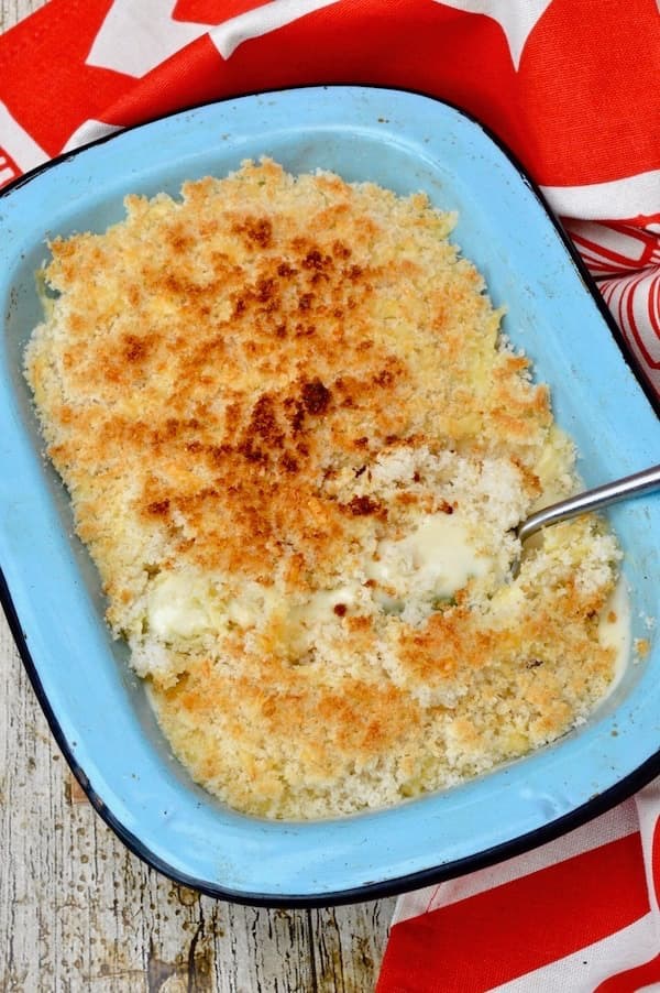 Leek gratin