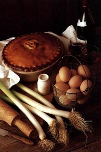 Leek pie (Gâtaeu de poireaux)