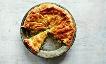 Leek, Taleggio and thyme pie