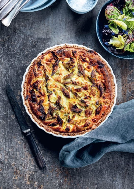 Leek tart