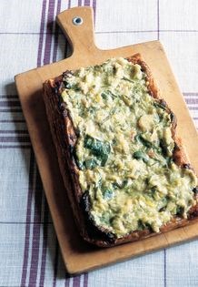 Leek tart (Tarte aux poireaux)