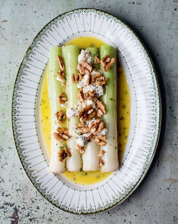 Leeks vinaigrette