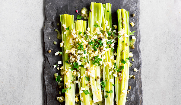 Leeks vinaigrette