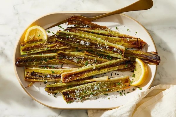 Leeks vinaigrette