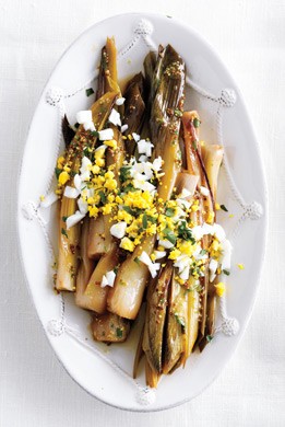 Leeks vinaigrette