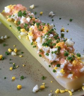 Leeks vinaigrette
