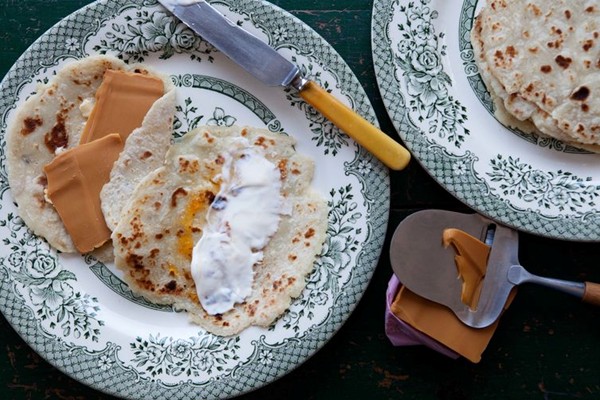 Lefse for breakfast