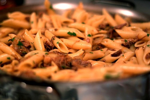 Leftover brisket ragu