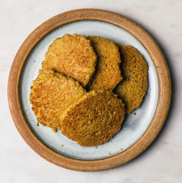 Leftover grain pancakes