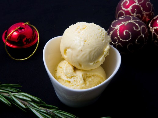 Leftover panettone ice cream