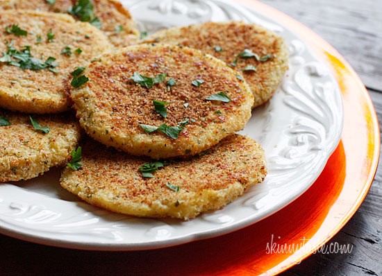 Leftover Parmesan mashed potato patties