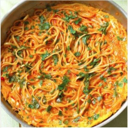 Leftover pasta omelette (Frittata del presidente)