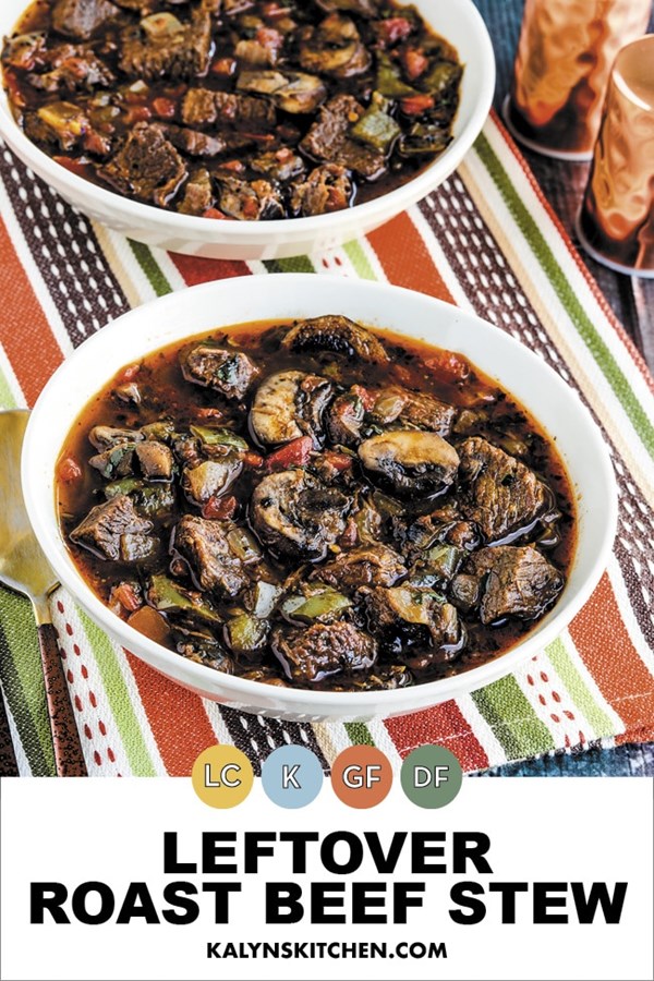 Leftover roast beef stew