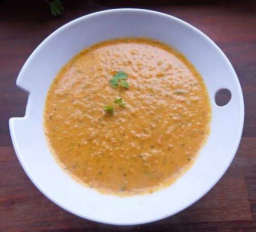Leftover salad soup