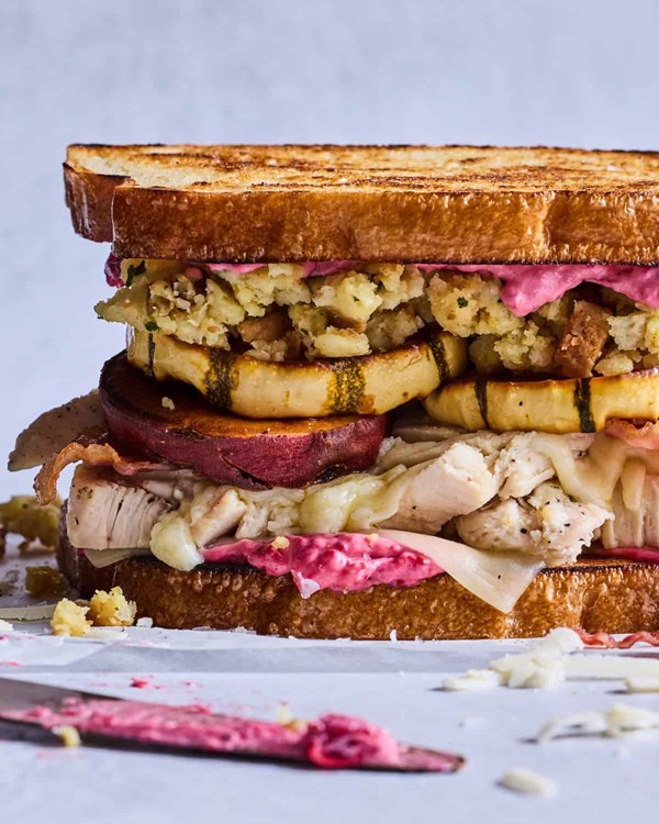 Leftover Thanksgiving sandwich