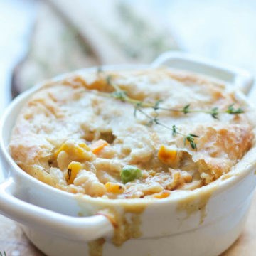 Leftover Thanksgiving turkey pot pie