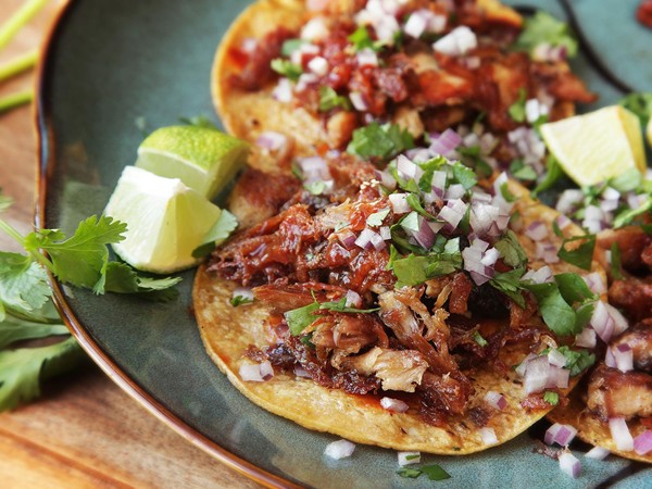 Leftover turkey "carnitas"