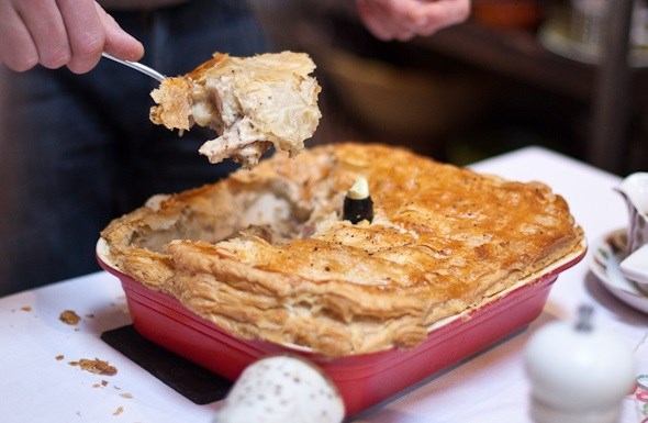 Leftovers pie