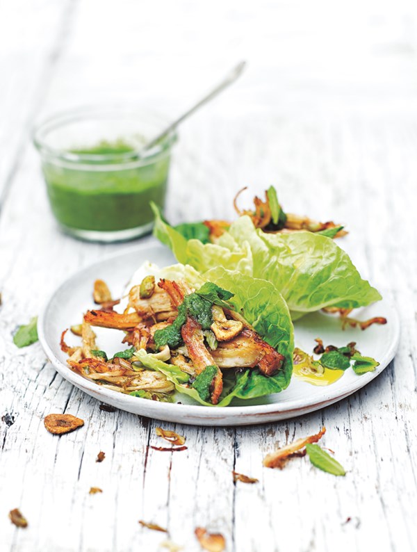 Leftovers salad cups